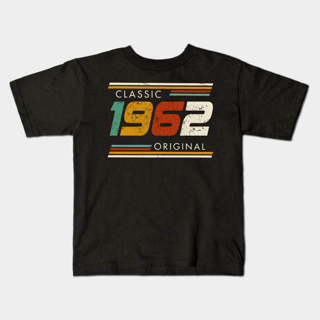 Classic 1962 Original Vintage Kids T-Shirt by Kontjo